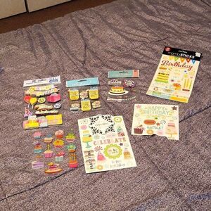 Birthday sticker bundle